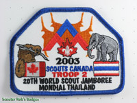 Click to enlarge WJ'03 Canada Contingent Troop 2